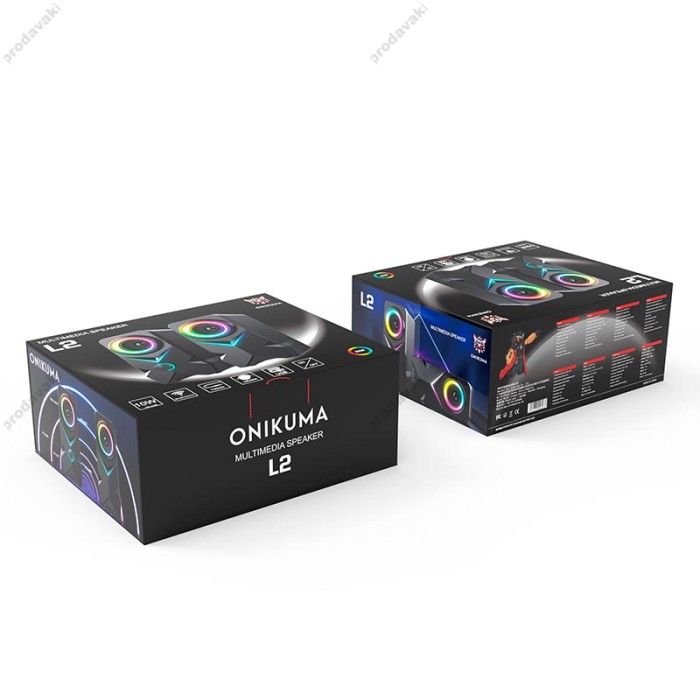 Комп'ютерна колонка ONIKUMA L2 RGB 10W Black